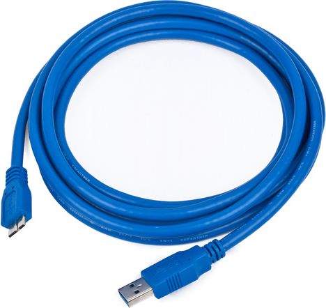 Kabllo Gembird USB-A në micro-B, 3m, e kaltër