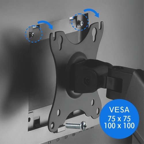 Mbajtëse muri për monitor SENSE7 HANG, 17"-32", e zezë