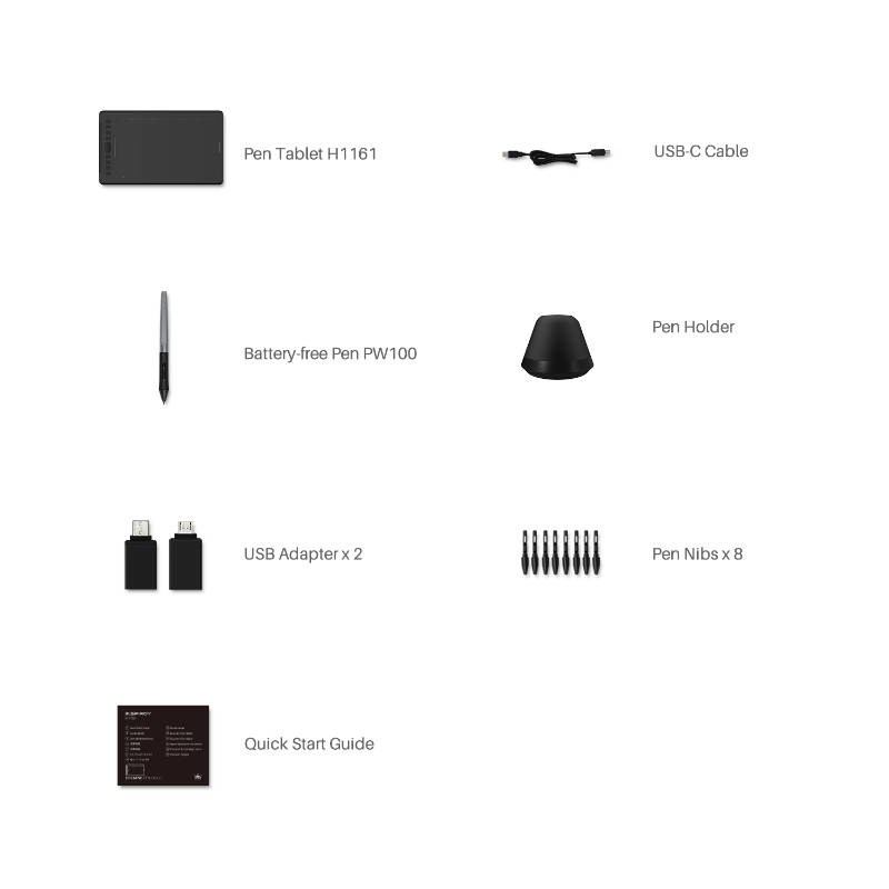 Tablet grafik Huion H1161