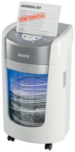 Leitz IQ Optimax Home Office P-5 сечкач за хартија, сив/бел