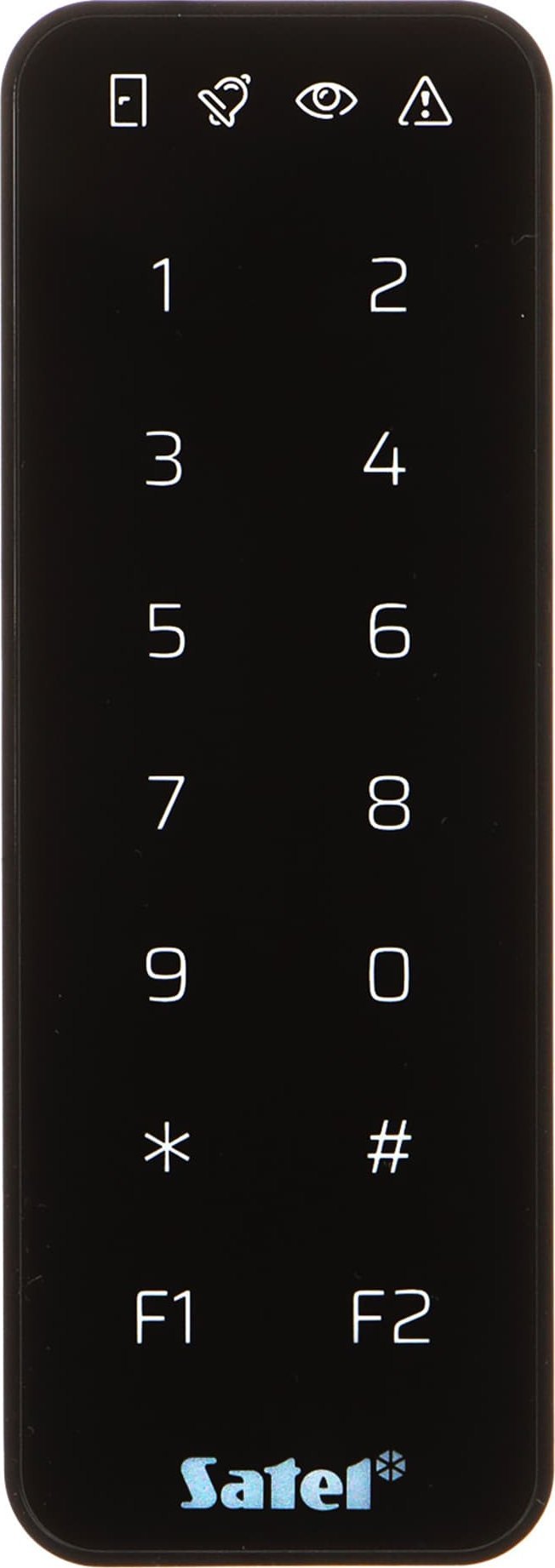 Tastierë me lexues kartash Satel SO-MF5-B, MIFARE, me prekje, e zezë