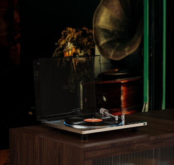 Gramafon FiiO TT13, Bluetooth, phono preamp i integruar, i zi