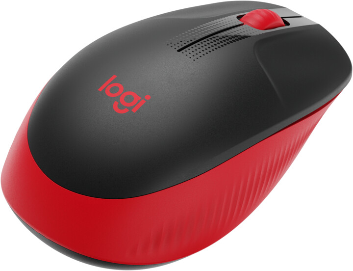 Глушец Logitech M190, црвен