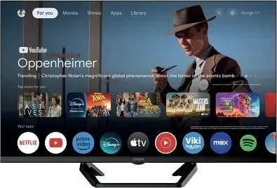 Смарт Андроид телевизор 32\", HD, без рамка, црн