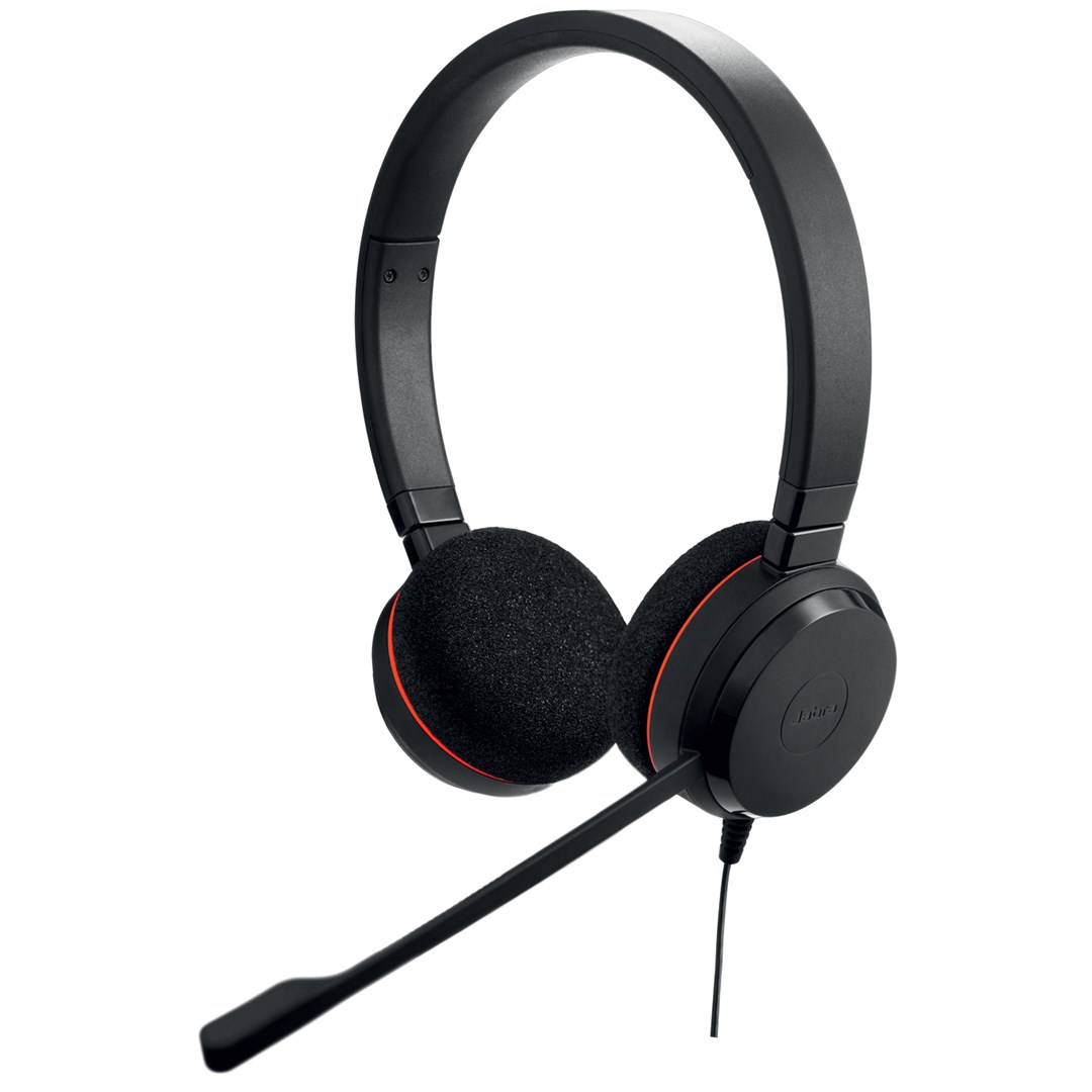 Kufje Jabra Evolve 20 UC Stereo, USB, të zeza