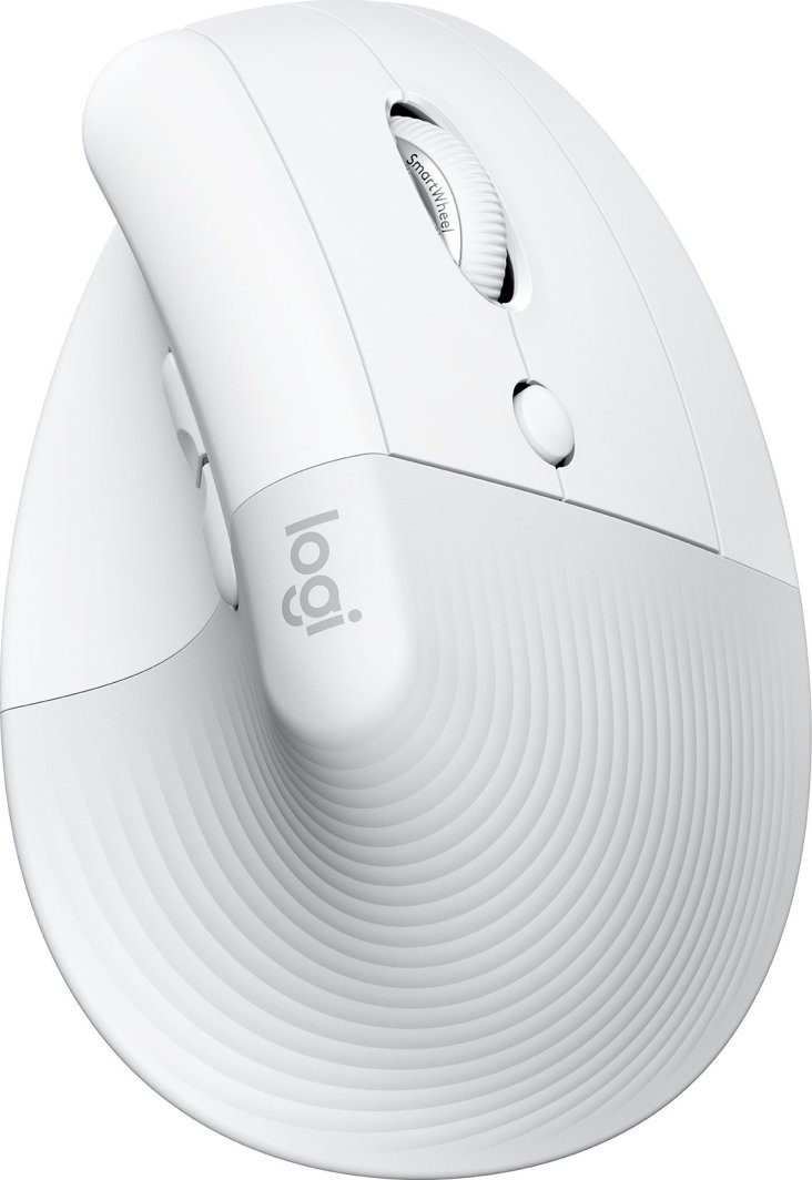 Maus wireless Logitech Lift Off-White, i bardhë