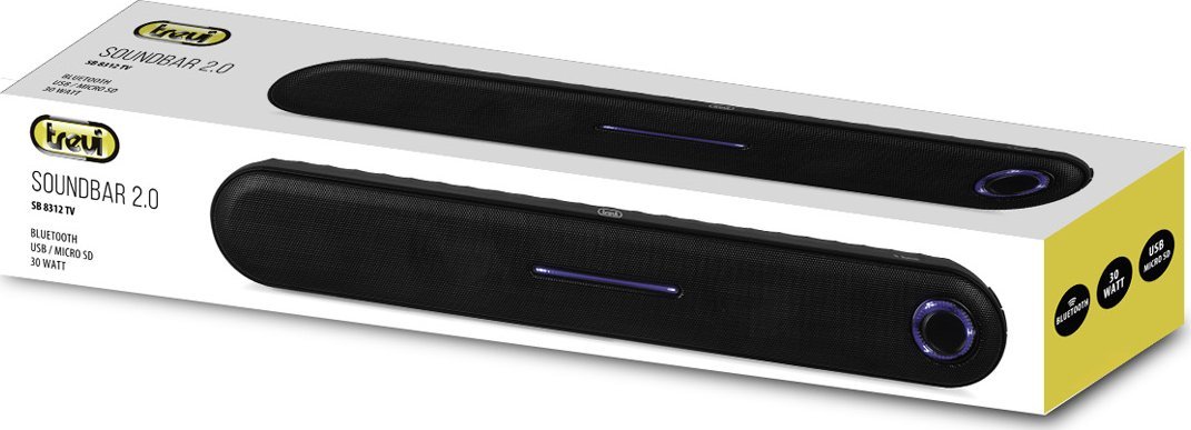 Soundbar Trevi SB8312, 30W, Bluetooth 5.0, i zi