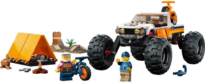 Set LEGO® City 60387 Adventure with 4x4 SUV, 252 pjesë