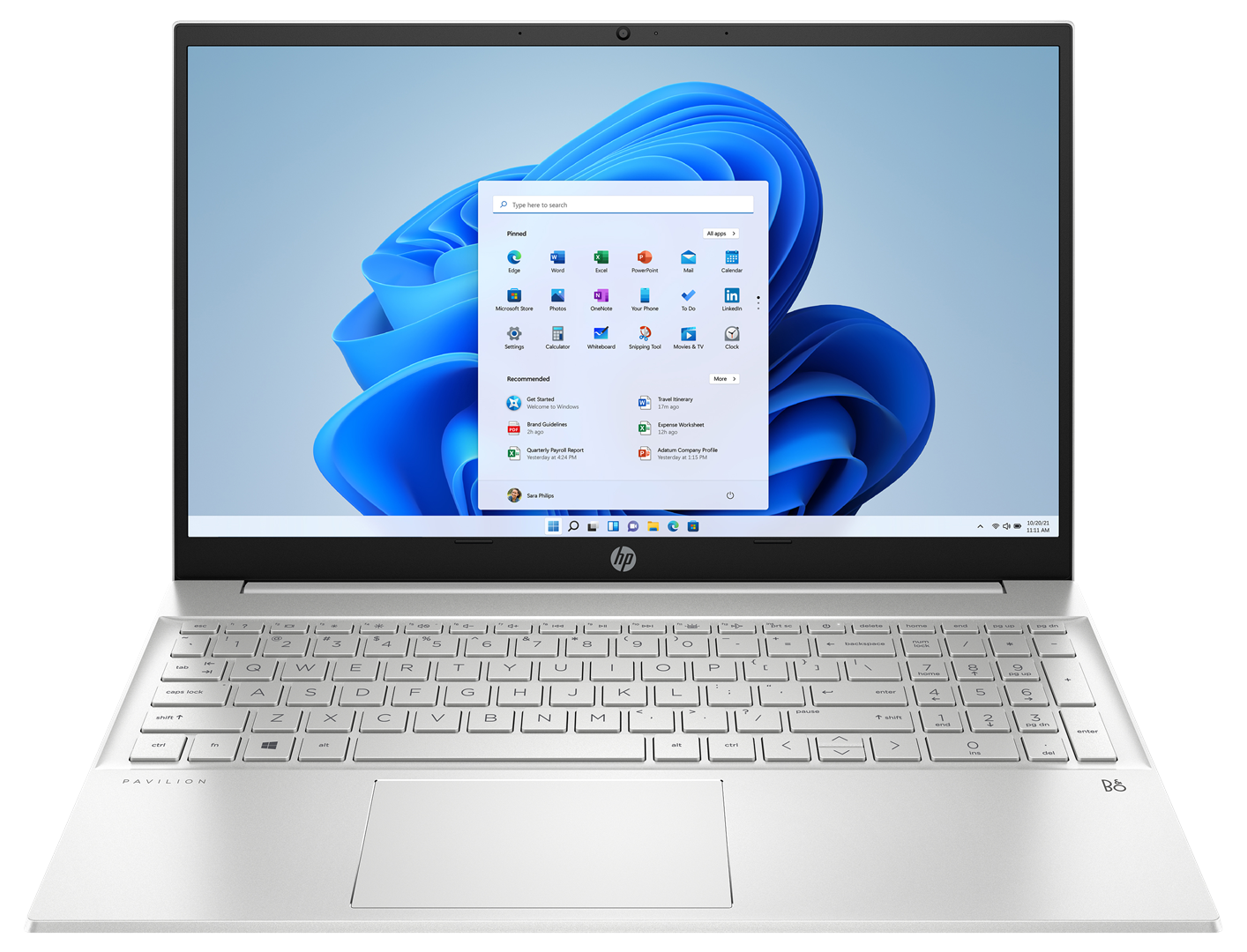 Laptop HP Pavilion 15-eh1318nw, 15.6", AMD Ryzen 7, 16 GB RAM, 512 GB SSD, i argjendtë
