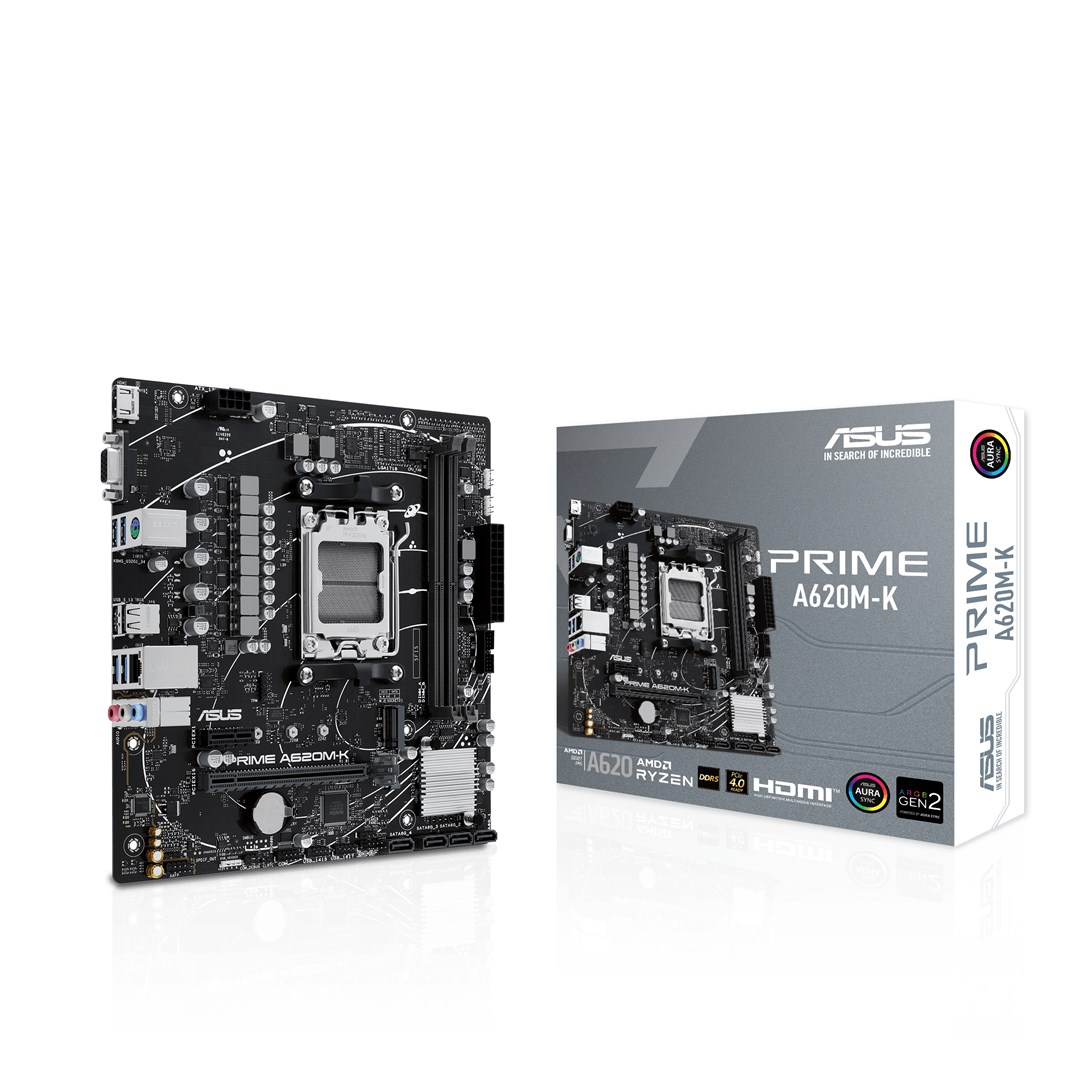 Pllakë amë ASUS PRIME A620M-K AMD A620 Socket AM5 micro ATX