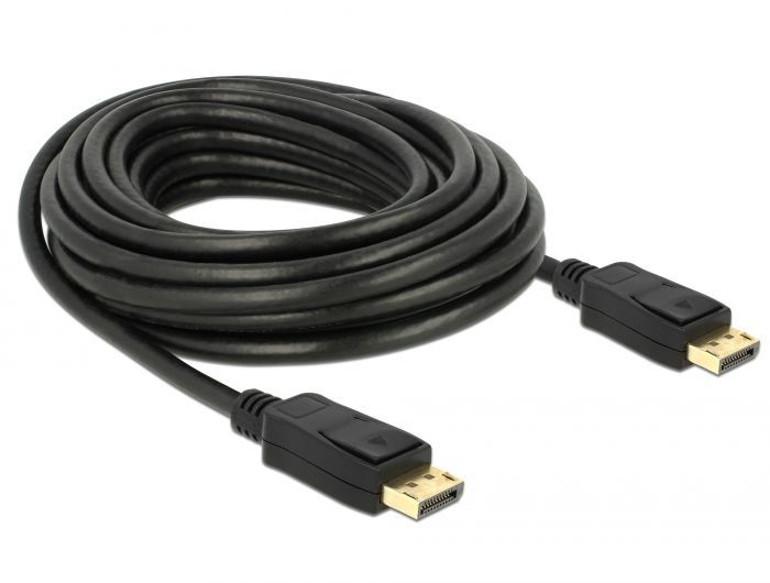 Kabllo Delock DisplayPort - DisplayPort, 7m, e zezë