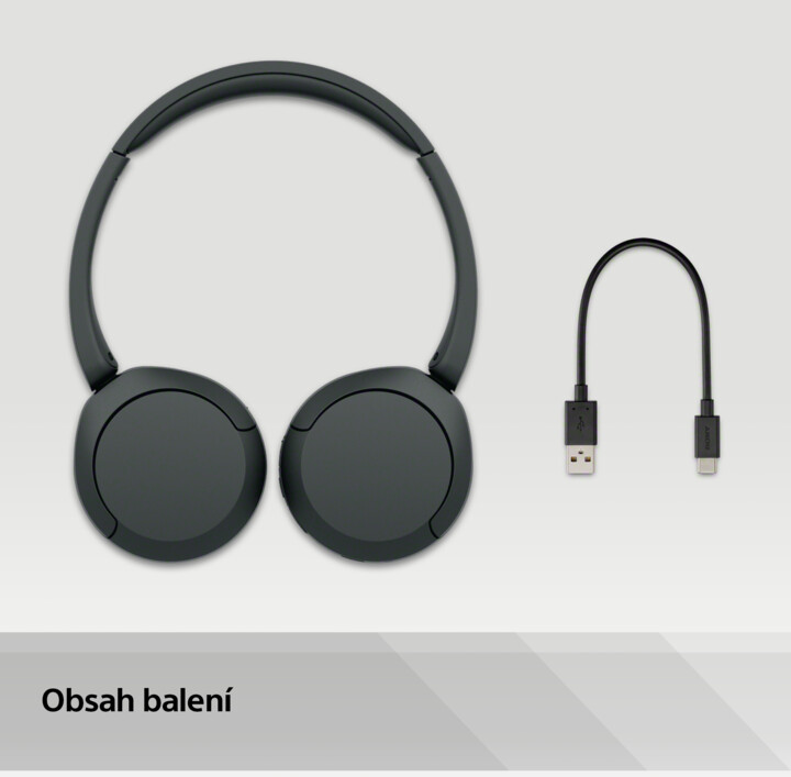 [OUTLET] Kufje Sony WH-CH520, të zeza				