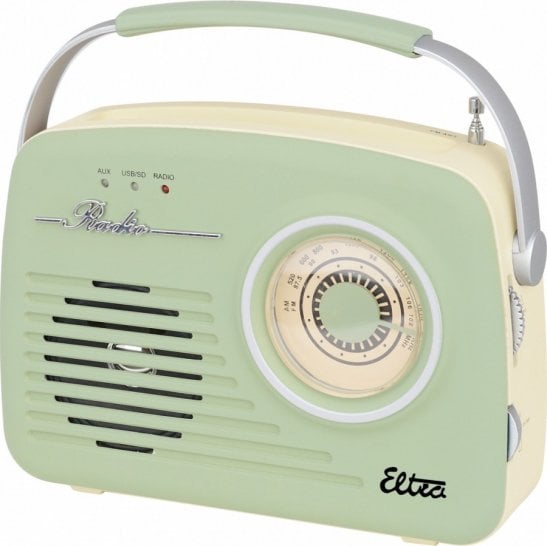 Radio portative Eltra Luiza Retro SP-11, MP3 USB SD, mint