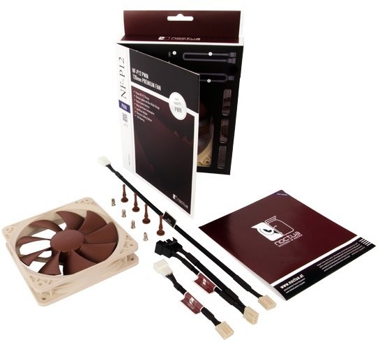 Ftohës Noctua NF-P12 PWM, 120 mm, i kaftë - bardhë