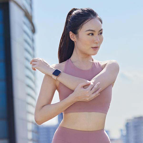 Rrip Uniq Revix Reversible Magnetic për Apple Watch 45/44/42mm, silikon, Caspian blue