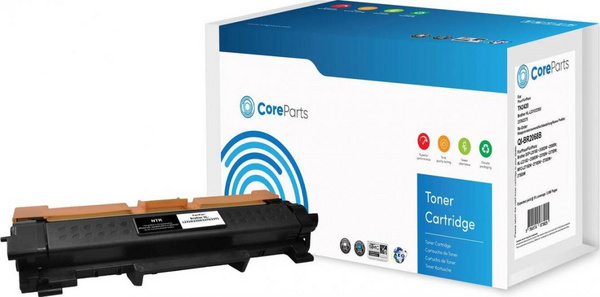 Toner CoreParts TN2420, zëvendësues për Brother, i zi