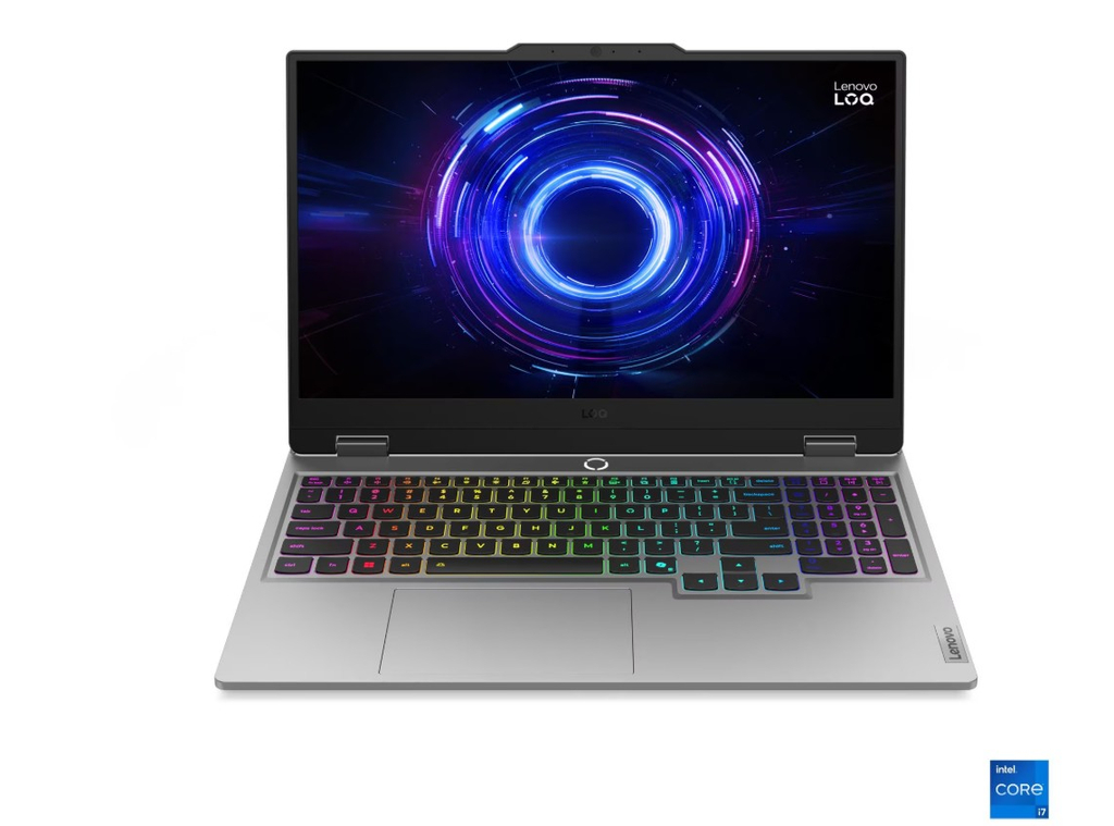 Laptop Lenovo LOQ 15IRX9, 15.6", Intel Core i5-13450HX, 16GB RAM, 512GB SSD, NVIDIA GeForce RTX 3050 6GB GDDR6, i hirtë