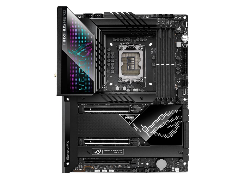 Pllakë amë ASUS ROG MAXIMUS HERO Z690, LGA1700, 128GB DDR5, Wi-Fi 6E 