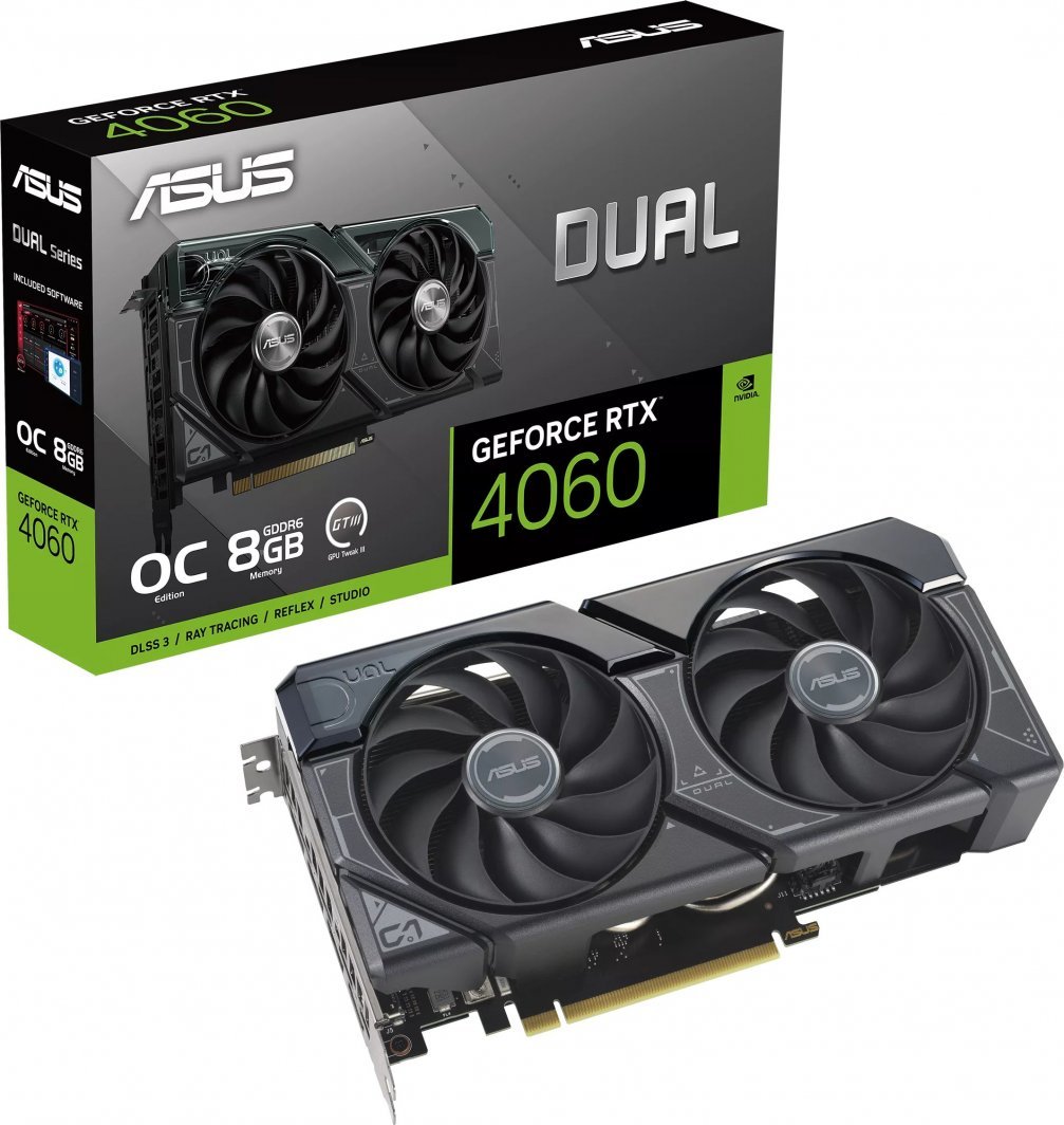 Kartelë grafike Asus Dual GeForce RTX 4060 OC 8GB GDDR6 (DUAL-RTX4060-O8G)