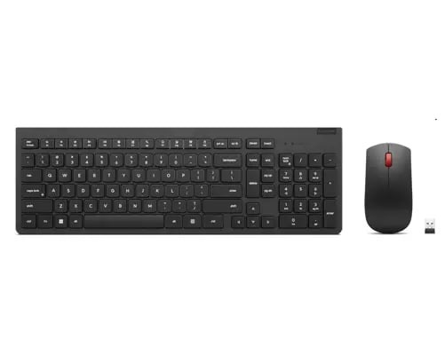 Set tastierë dhe maus Lenovo Essential Wireless Combo Gen2, i zi