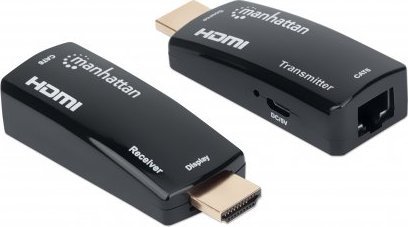 Komplet ekstender HDMI Manhattan 1080p, mbi Ethernet, deri 60 m