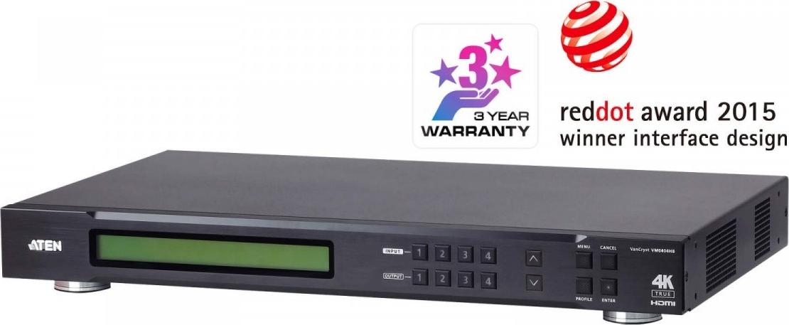 Matriks HDMI Aten 4x4 True 4K, 4K 60Hz, HDCP 2.2, i zi