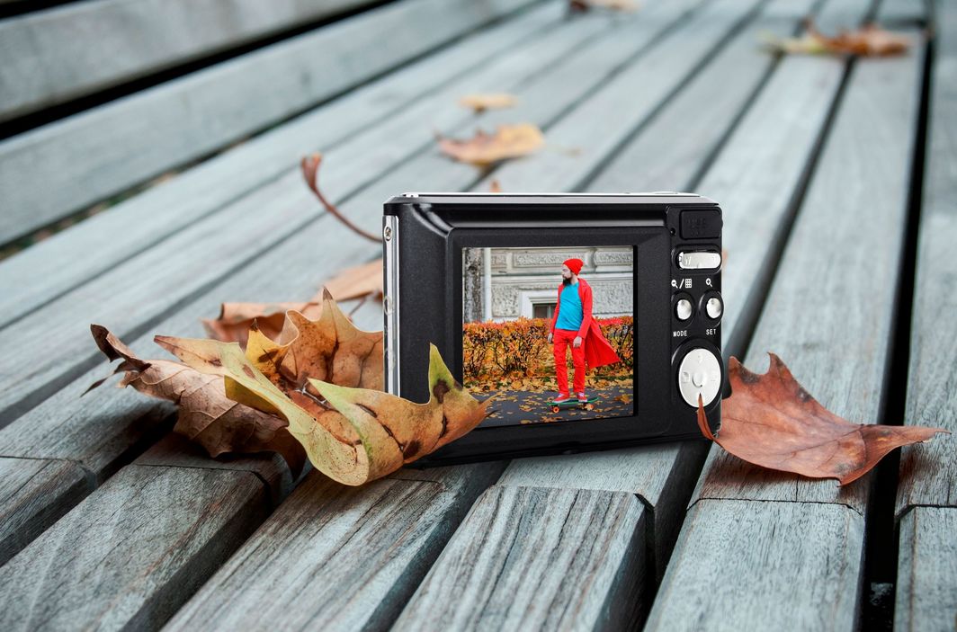 Fotoaparat digjital AgfaPhoto DC5200, i argjendtë