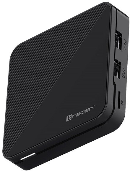 TV Box Tracer мултимедијален плеер, Android 14, 4K HDR, црн