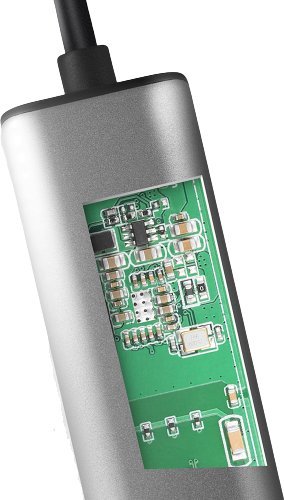 Adapter rrjeti USB C Axagon ADE-25R, RJ45, 2.5 Gbps, argjendtë