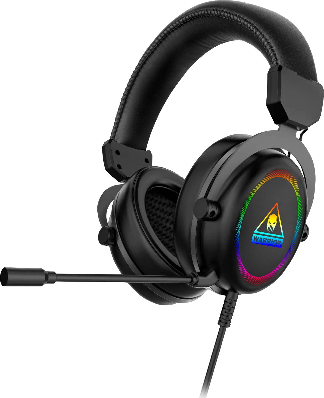 Kufje gaming Kruger&amp;Matz GH, USB, RGB, me mikrofon, set 2 copë, të zeza