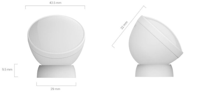 Sensor i lëvizjes EZVIZ T1C, Zigbee 3.0, PIR, i bardhë