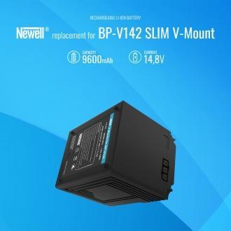 Bateri Newell BP-V142 SLIM V-Mount, 142Wh, li-ion, e zezë