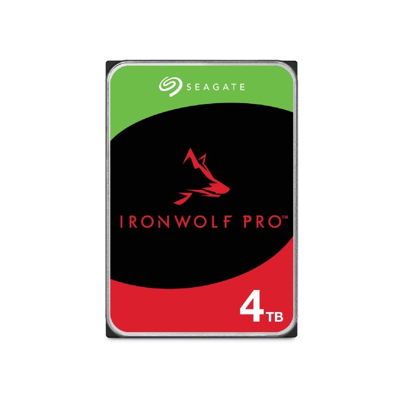 Disk i brendshëm HDD Seagate IronWolf Pro ST4000NT001, 4TB, 7200 RPM, 3.5", i gjelbër