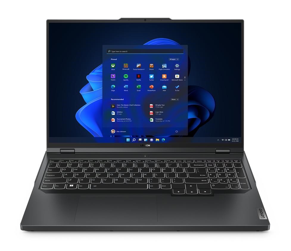 Laptop Lenovo Legion Pro, 16", AMD Ryzen 7 7745HX, 16 GB RAM, 512 GB SSD, NVIDIA GeForce RTX 4060, i hirtë