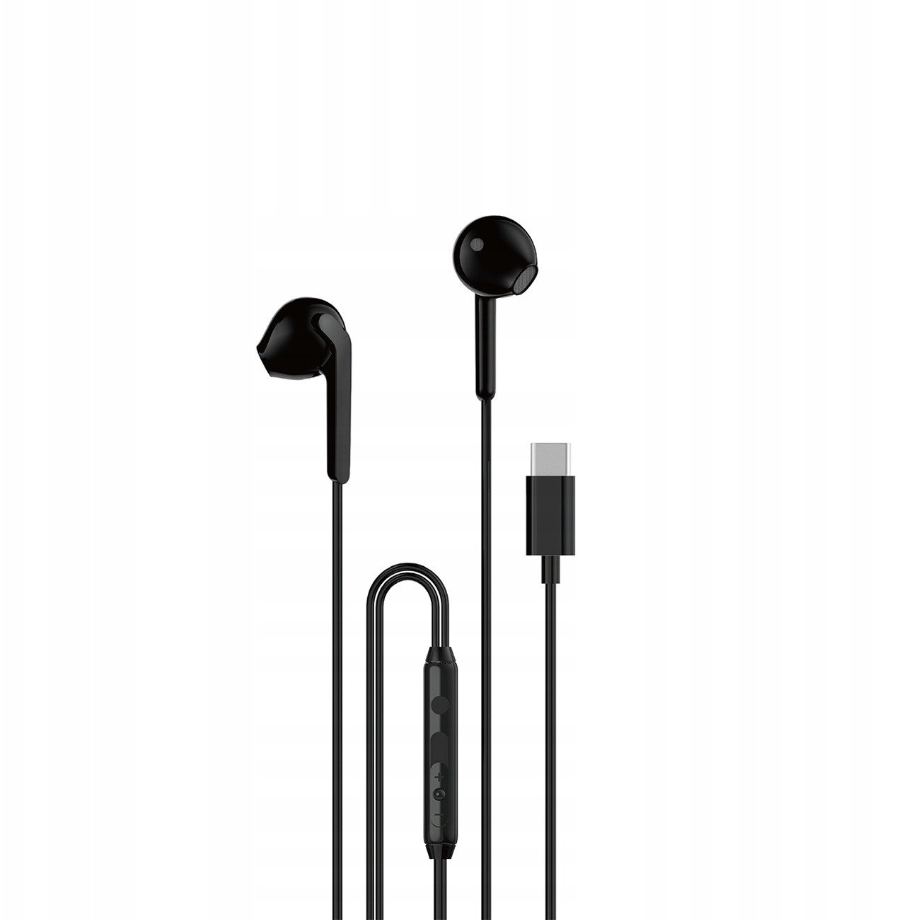 Kufje in ear Dudao X3C, USB C, 1.2 m, të zeza