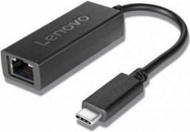 Përshtatës Lenovo USB-C në Ethernet (RJ-45), i zi