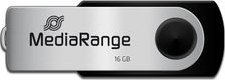 USB flash drive MediaRange MR910, set 3 copë, 16GB, USB 2.0, zi argjend