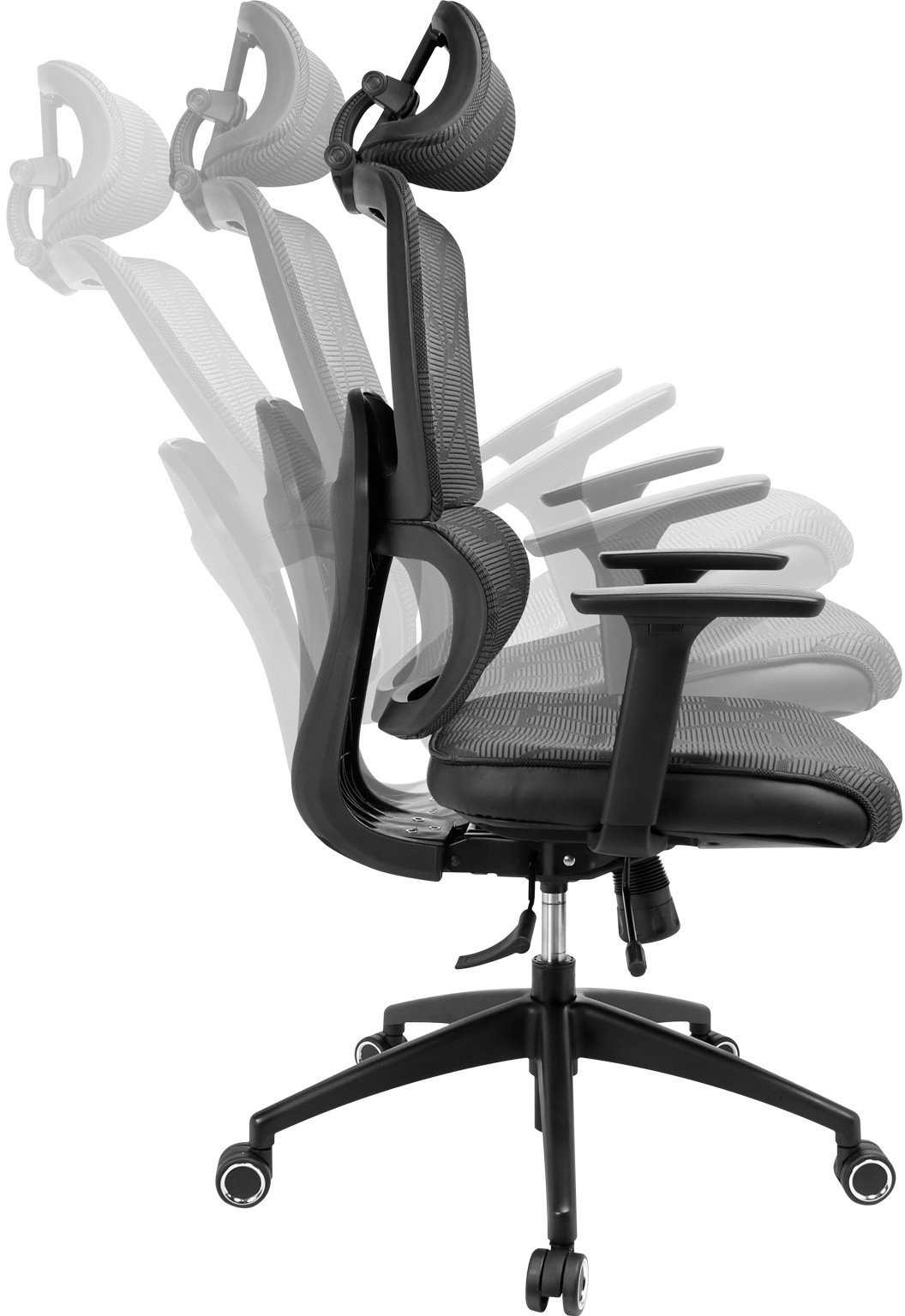 Karrige gaming Sandberg ErgoFusion Gaming Chair Pro, ergonomike, rrjetë e zezë