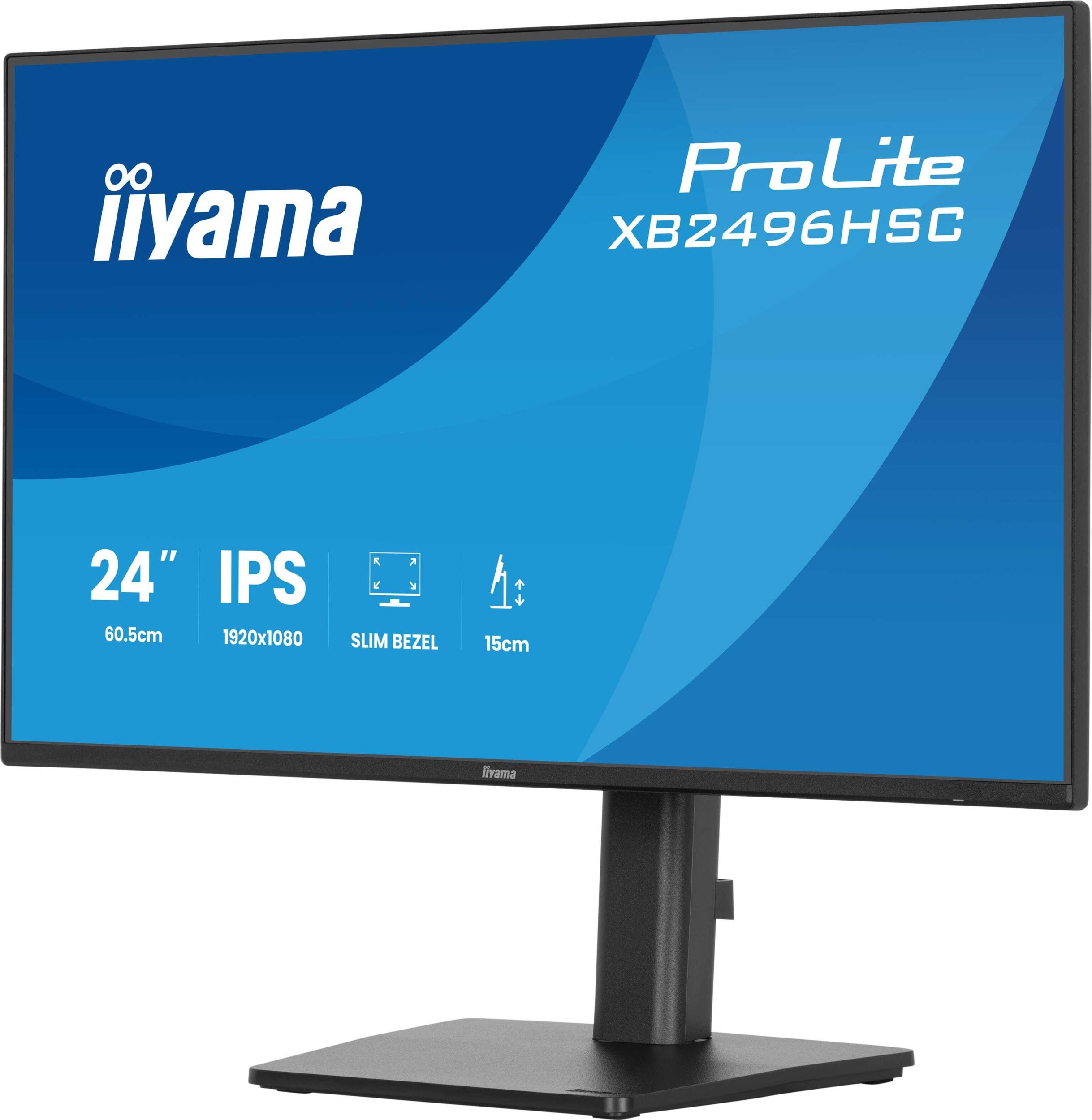 Монитор IIYAMA XB2496HSC-B1, 24\", IPS, Full HD, црн