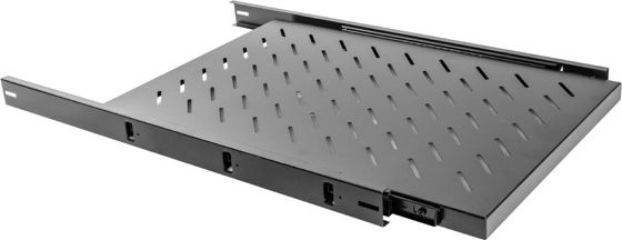 Raft rrëshqitës Lanberg për kabinete 19", 1000 mm, i zi