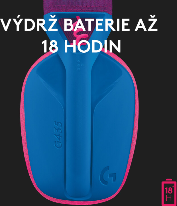 Logitech G435, сина