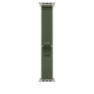 Apple Watch 49mm Loop, Green/Neon Trail Loop, M/L, Natural Titanium Finish