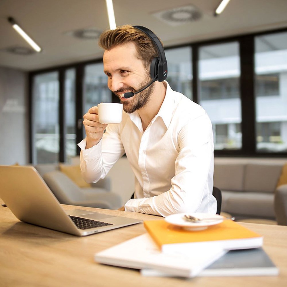 Kufje Audiocore 74452, Wireless, të kuqe