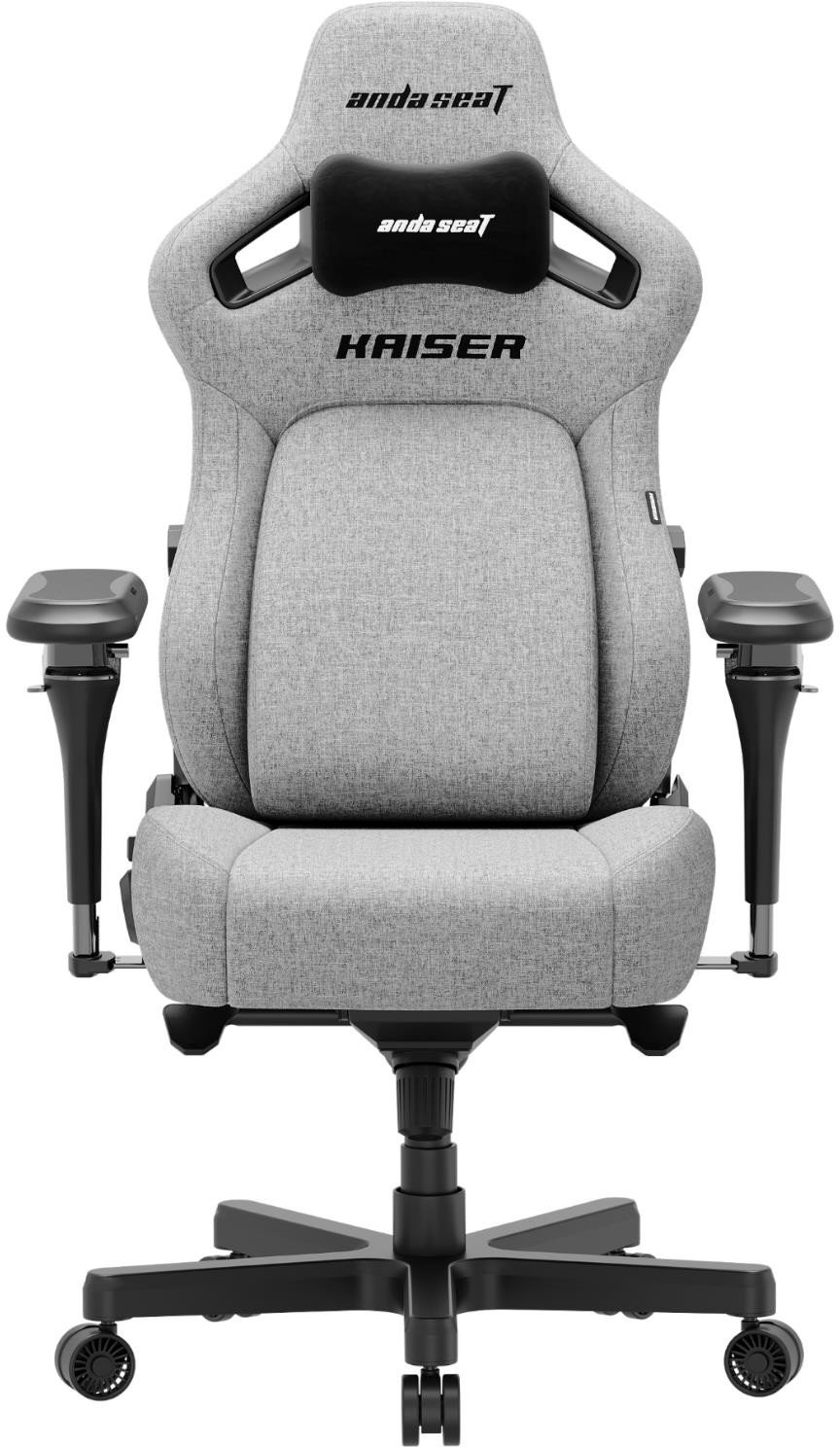 Karrige gaming AndaSeat Kaiser 4 XL, ergonomike, material liri, gri