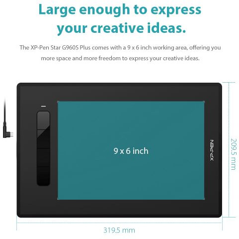 Tablet grafik XP-PEN Star G960S Plus