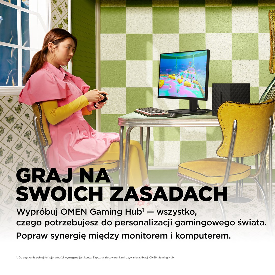 Monitor HP OMEN by, 27", 2560 x 1440, Quad HD, 165 Hz, i zi