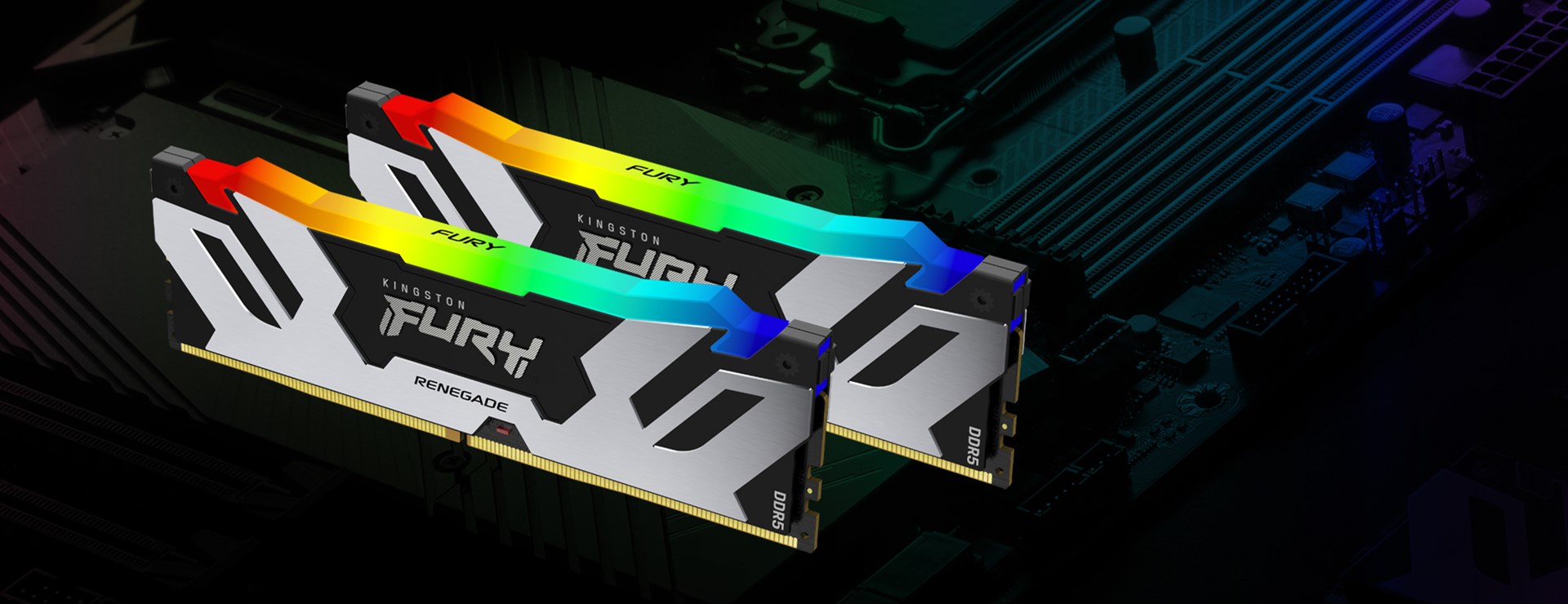 Memorie RAM Kingston FURY 96GB 6400MT/s DDR5 CL32 DIMM (2 x 48 GB) Renegade RGB XMP