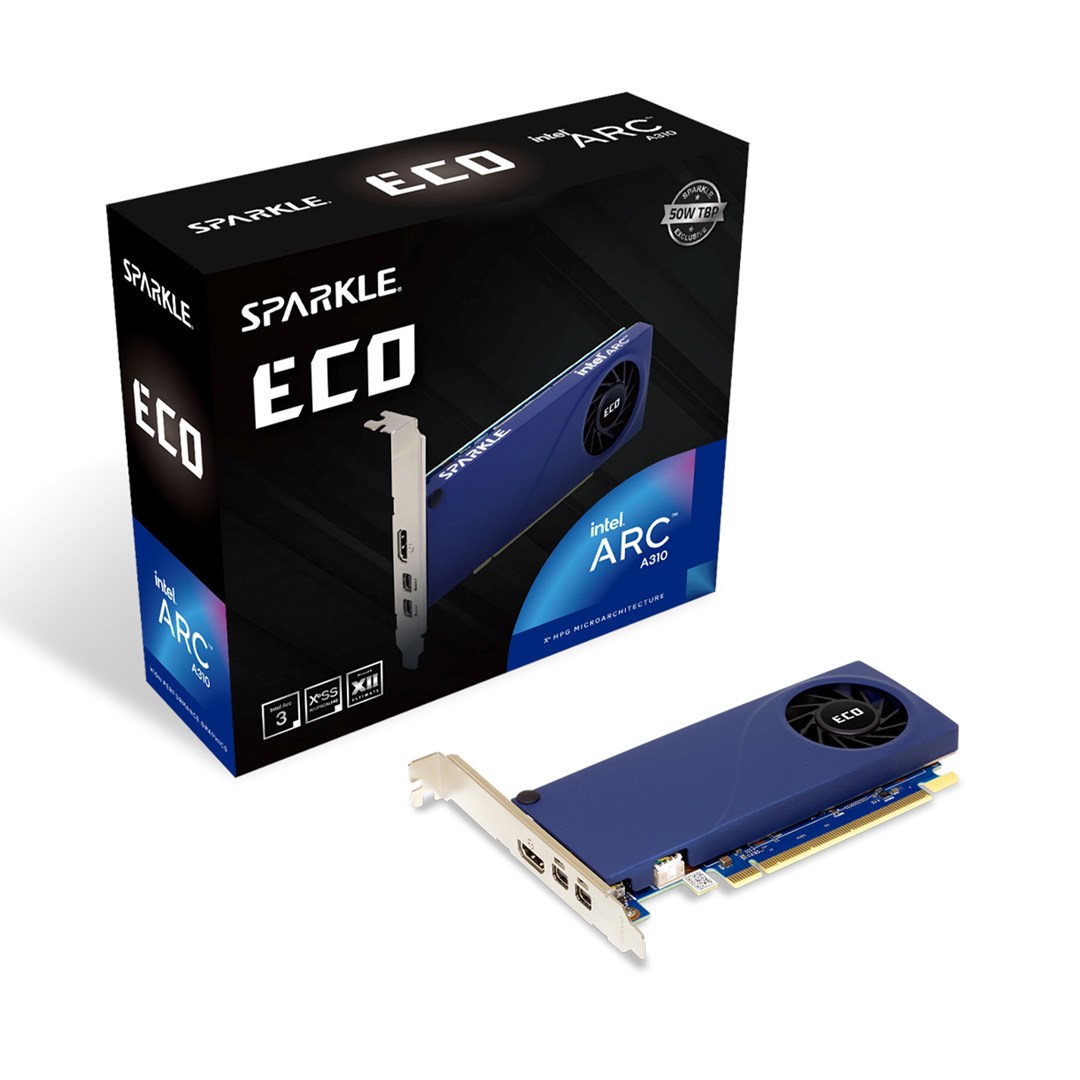 Kartelë grafike Sparkle Arc A310 ECO, 4GB GDDR6