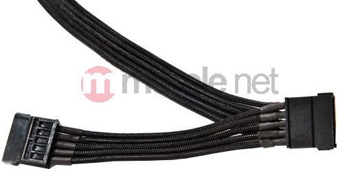 Kabllo Be quiet! SATA 15-pin - SATA 15-pin, 0.7m, e zezë
