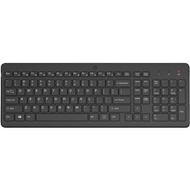 Безжична тастатура HP 225, целосна големина, нумерички блок, црна